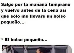 Enlace a Los bolsos que llaman pequeños algunas mujeres para según qué viajes, salidas, etc.