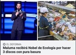 Enlace a Recicla como Maluma