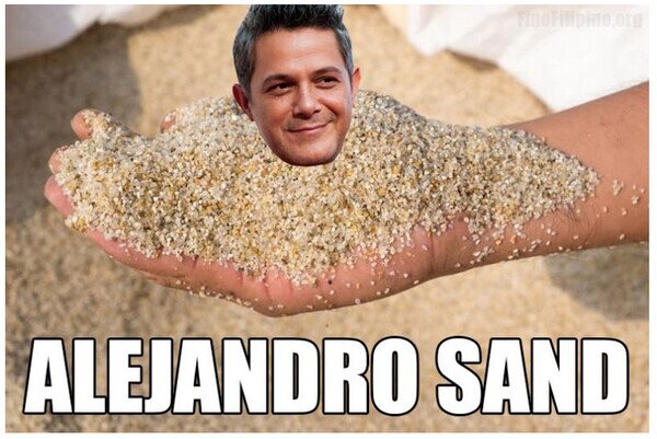 Alejandro Sanz,arena,inglés,sand,tontería