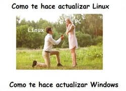 Enlace a Diferentes maneras de notificar una actualización