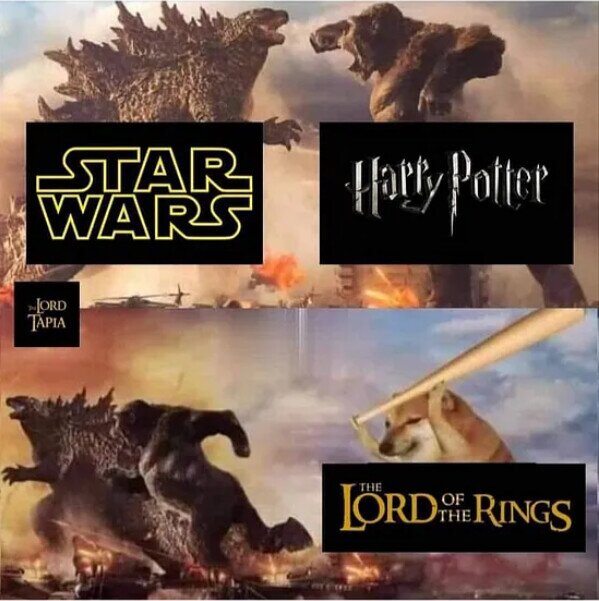 El señor de los anillos,Harry Potter,Star Wars