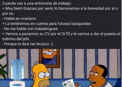 Enlace a Una entrevista de trabajo sincera