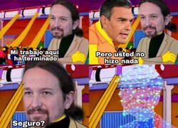 Enlace a Pablo Iglesias saliendo del gobierno