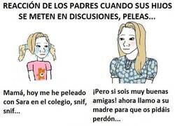 Enlace a Cuando los hijos se meten en problemas, discusiones, peleas...