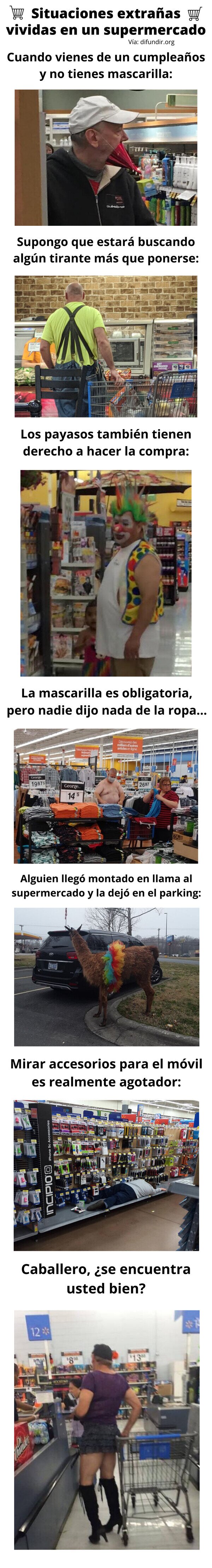 Meme_otros - Situaciones extrañas vividas en un supermercado