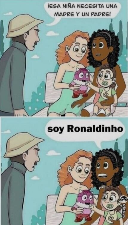 hija,madre,padre,pareja,Ronaldinho