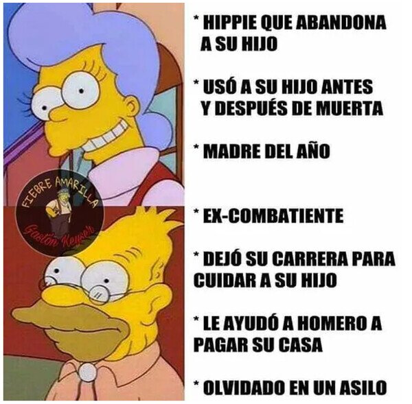 abuelo,homer,madre,padre,simpson