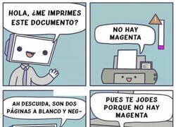 Enlace a Siempre que la impresora pueda fallar, fallará