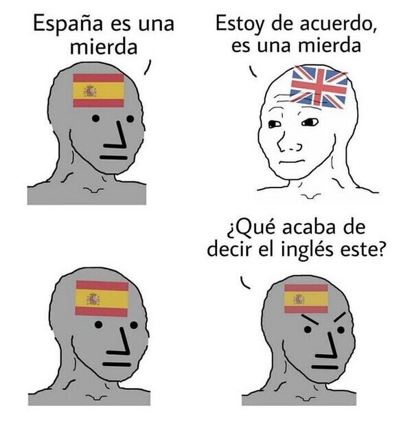 España,inglés,patriotismo