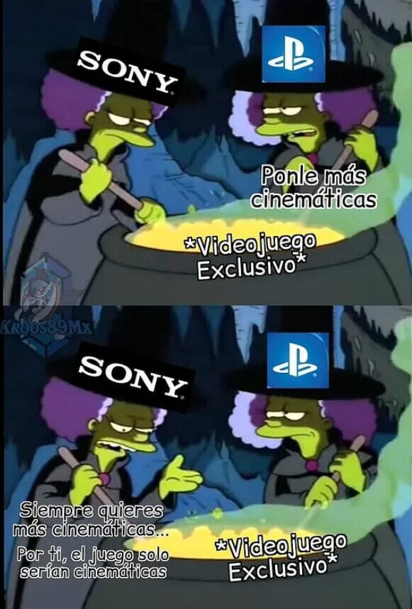 Meme_otros - PlayStation y sus cinemáticas
