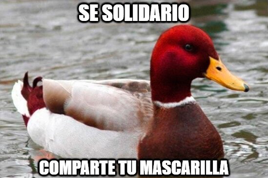 Pato_mal_consejero - Sé solidario...