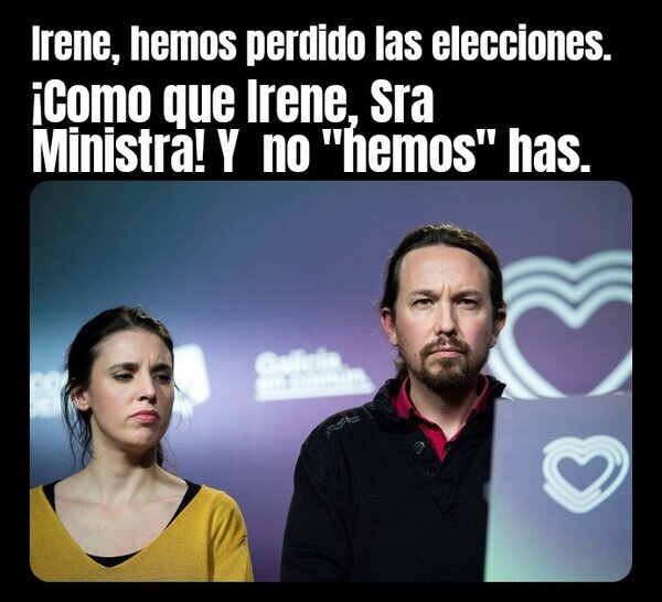 elecciones,Irene Montero,Madrid,Pablo Iglesias,Podemos