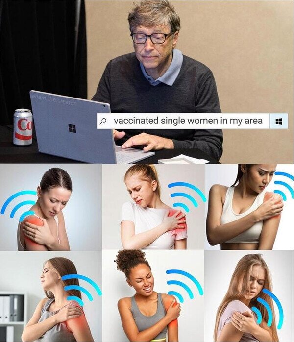 Bill Gates,chicas,coronavirus,ligar,vacuna
