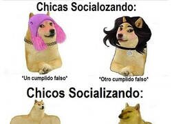 Enlace a Diferencias al socializar