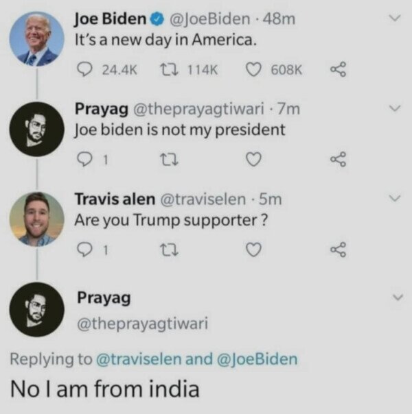 EEUU,India,Joe Biden,presidente,Trump