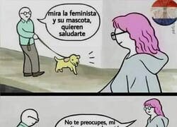 Enlace a Feministas paseando al perro