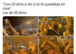 Enlace a No todo era gente joven...