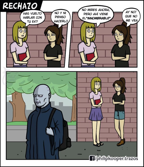 Meme_otros - Cuando Voldemort va a tu clase