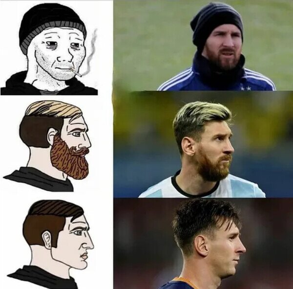 memes,Messi,parecido,pelo