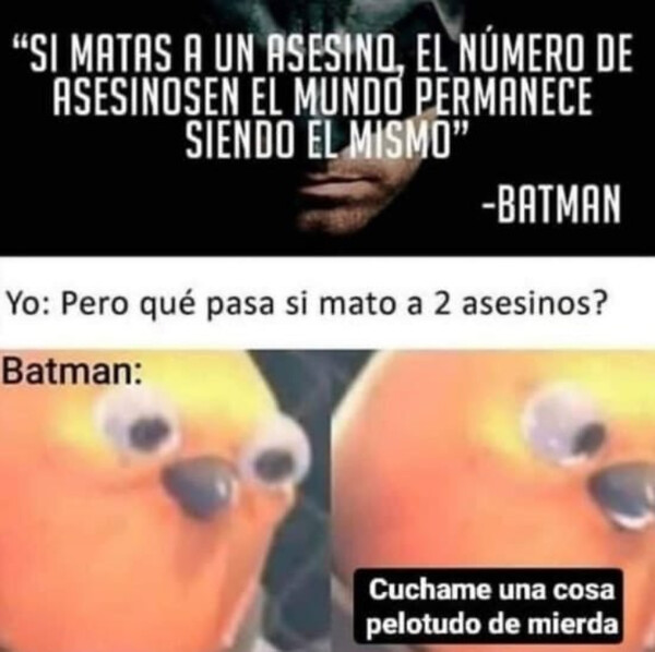 Meme_otros - Jaque Mate, Batman