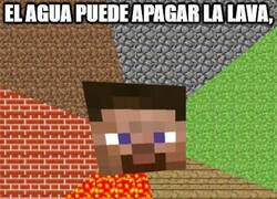 Enlace a Lógica del agua ante el magma y la lava en Minecraft