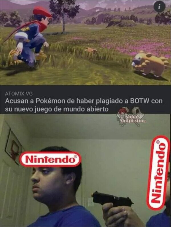 Meme_otros - Nintendo está tan confuso que se hirió a sí mismo