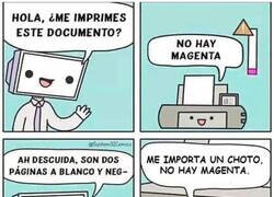Enlace a No hay magenta