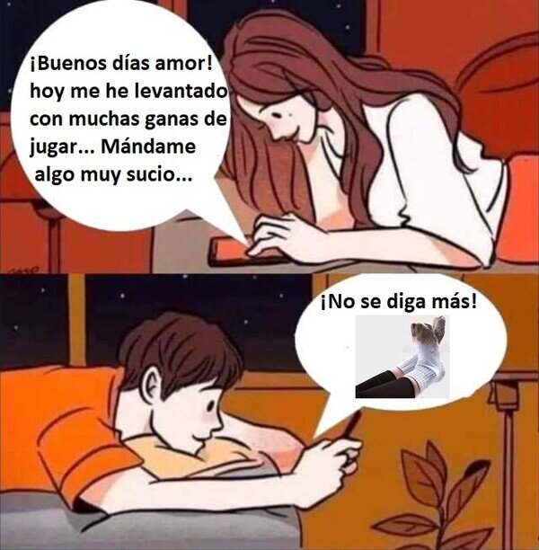 Meme_otros - Sucio desde luego es, pero igual no es lo que esperaba ver ella