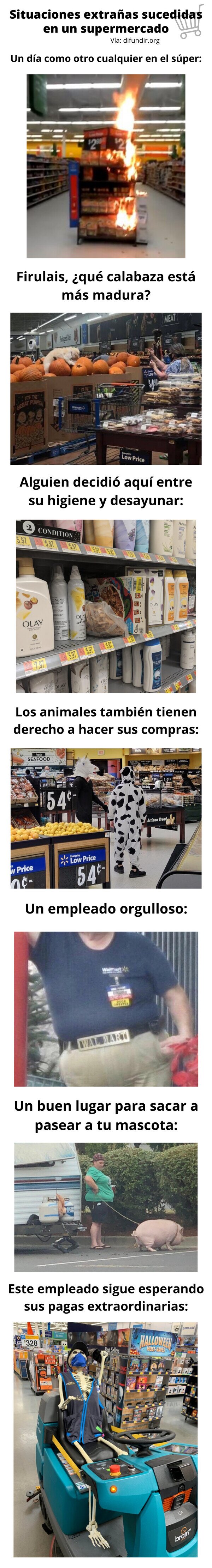 Meme_otros - Situaciones extrañas sucedidas en un supermercado