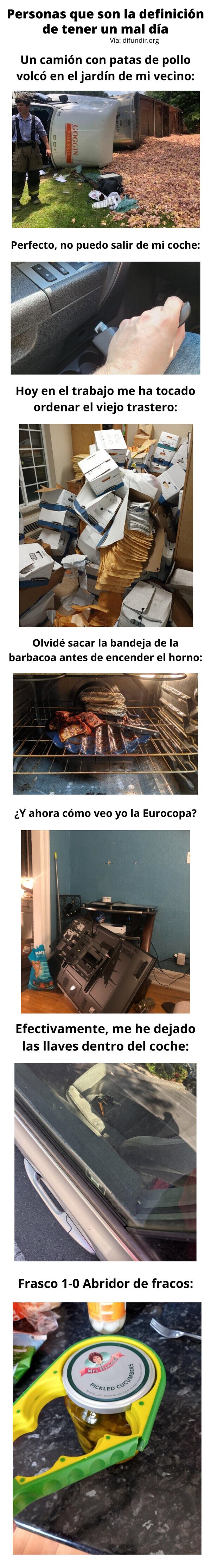 Meme_otros - Personas que son la definición de tener un mal día