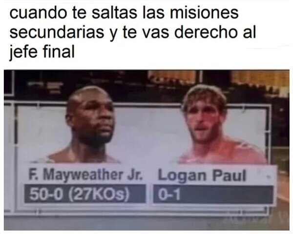 Otros - Logan se saltó todo el juego