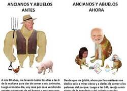 Enlace a Antes, la vida de los ancianos era más dura pero más gratificante...