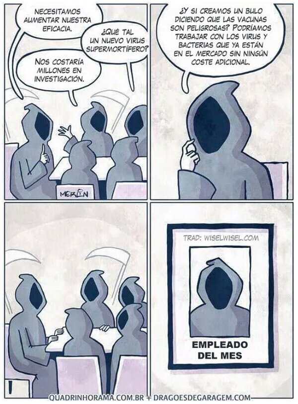 Meme_otros - Mientras tanto, en las oficinas de la muerte