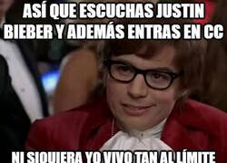 Enlace a CC para todos los que escuchen Justin Bieber