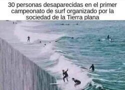 Enlace a Surferos terraplanistas