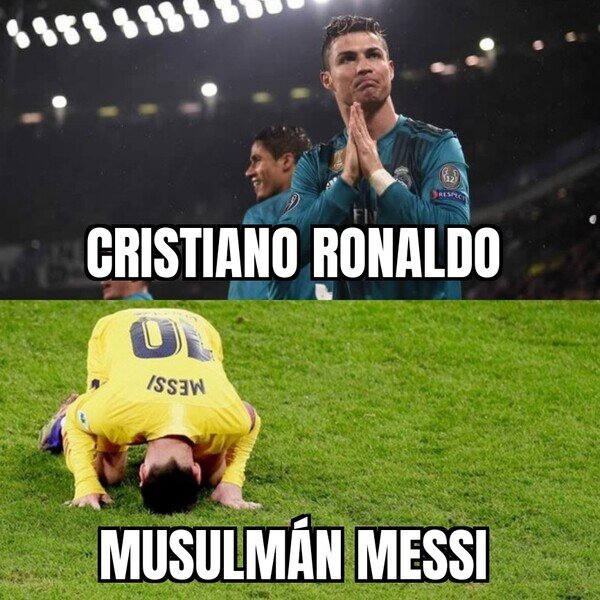 Meme_otros - Messi vs Cristiano