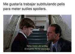 Enlace a Spoilers sutiles