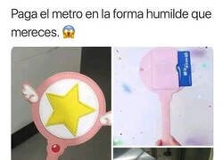 Enlace a Entra en el metro con Saylor Moon