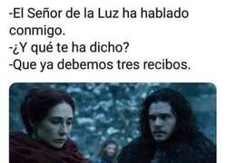 Enlace a El Señor de Luz está por las nubes