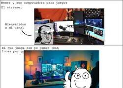 Enlace a Memes y su manera de jugar videojuegos