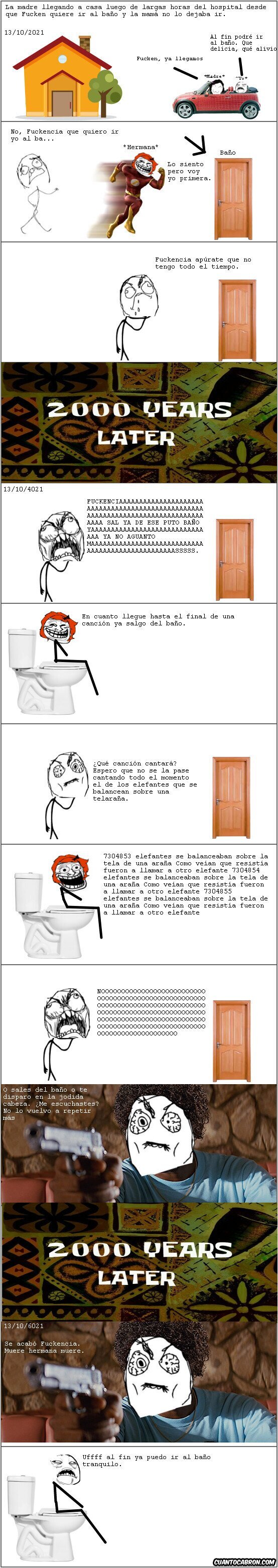 Otros - ¿Tanta eternidad para un solo baño?