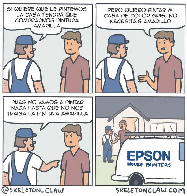 Otros - Si las impresoras pintaran casas