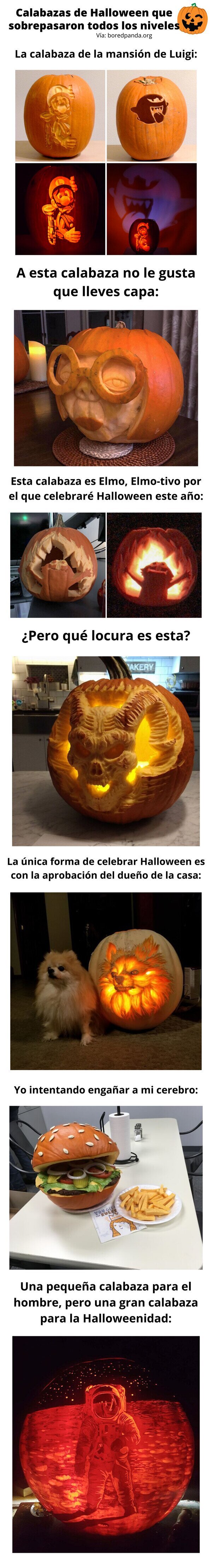 Meme_otros - Calabazas de Halloween que sobrepasaron todos los niveles
