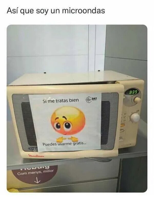Meme_otros - Por lo visto, soy un microondas