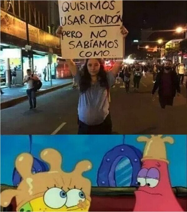 Meme_otros - A Bob Esponja le ha pasado