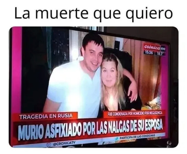 Meme_otros - Murió haciendo lo que más quería