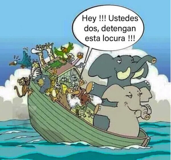 Meme_otros - El arca de Noe también sufrió problemas