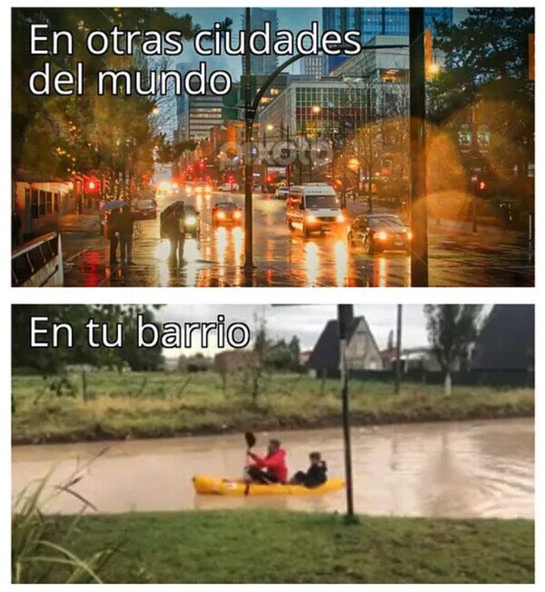 Meme_otros - Cuando se pone a llover