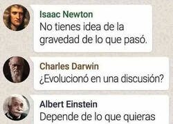 Enlace a El grupo de whatsapp de grandes pensadores