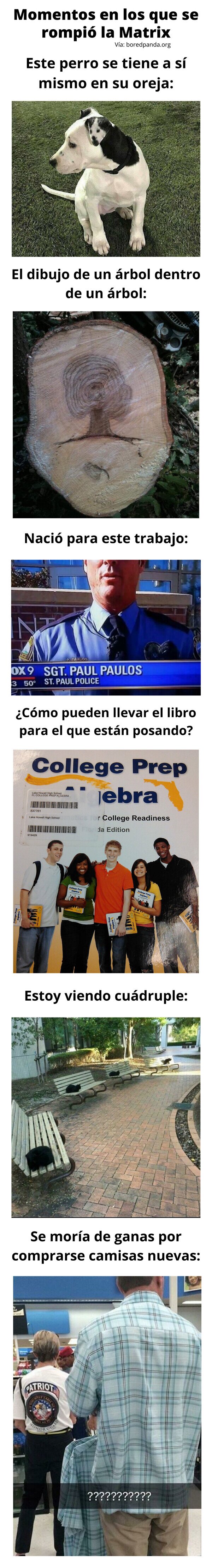 Meme_otros - Momentos en los que se rompió la Matrix